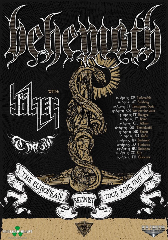 BEHEMOTH(Pol)/ BOLZER(Ch)-19.04.2015-MKC,Skopje!!!!
