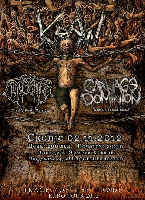 KROW(Brasil)/AMBROZ/CARNAGE DOMINION 02.11.2012