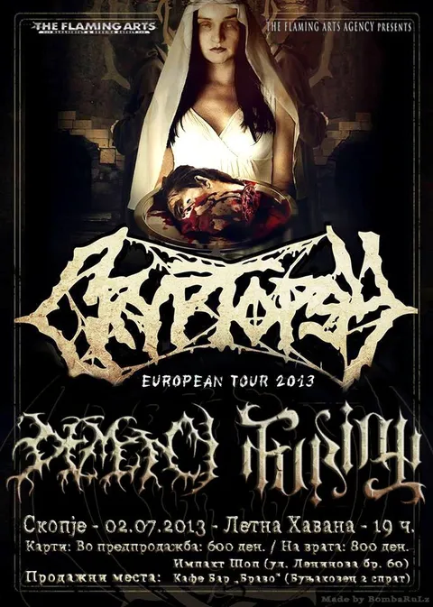 CRYPTOPSY / DEMENCY / FURION