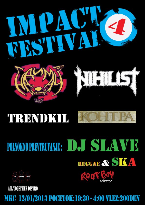 IMPACT FESTIVAL No.4 / MKC - 12.01.2013