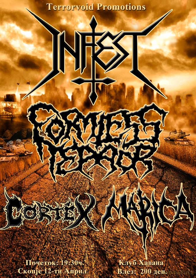 Infest/ Formless Terror/ Marica/ Cortex во „Хавана“